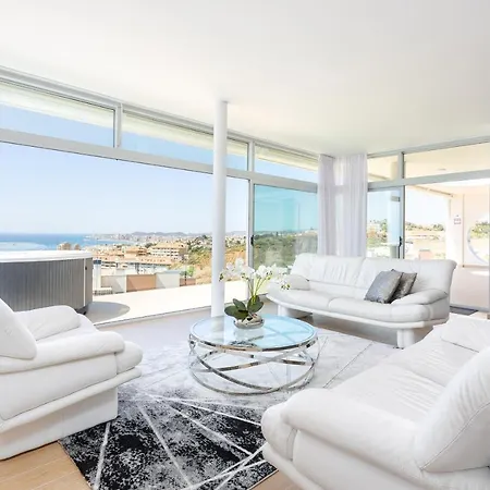 Ensuite Penthouse Panoramic Sea View With Jacuzzi Apartment Fuengirola